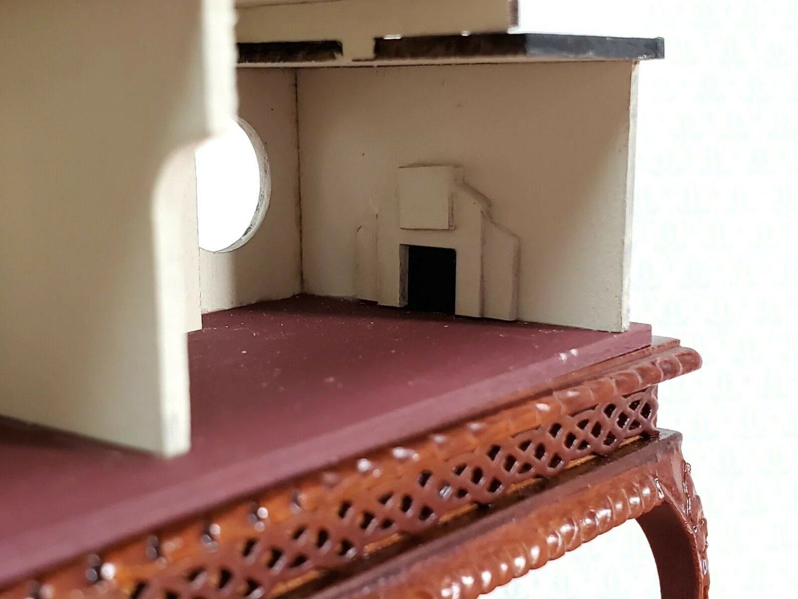 Miniature 1:144 Scale Fireplace Kit Art Deco Style Teeny Tiny DIY Dollhouse - Image 6