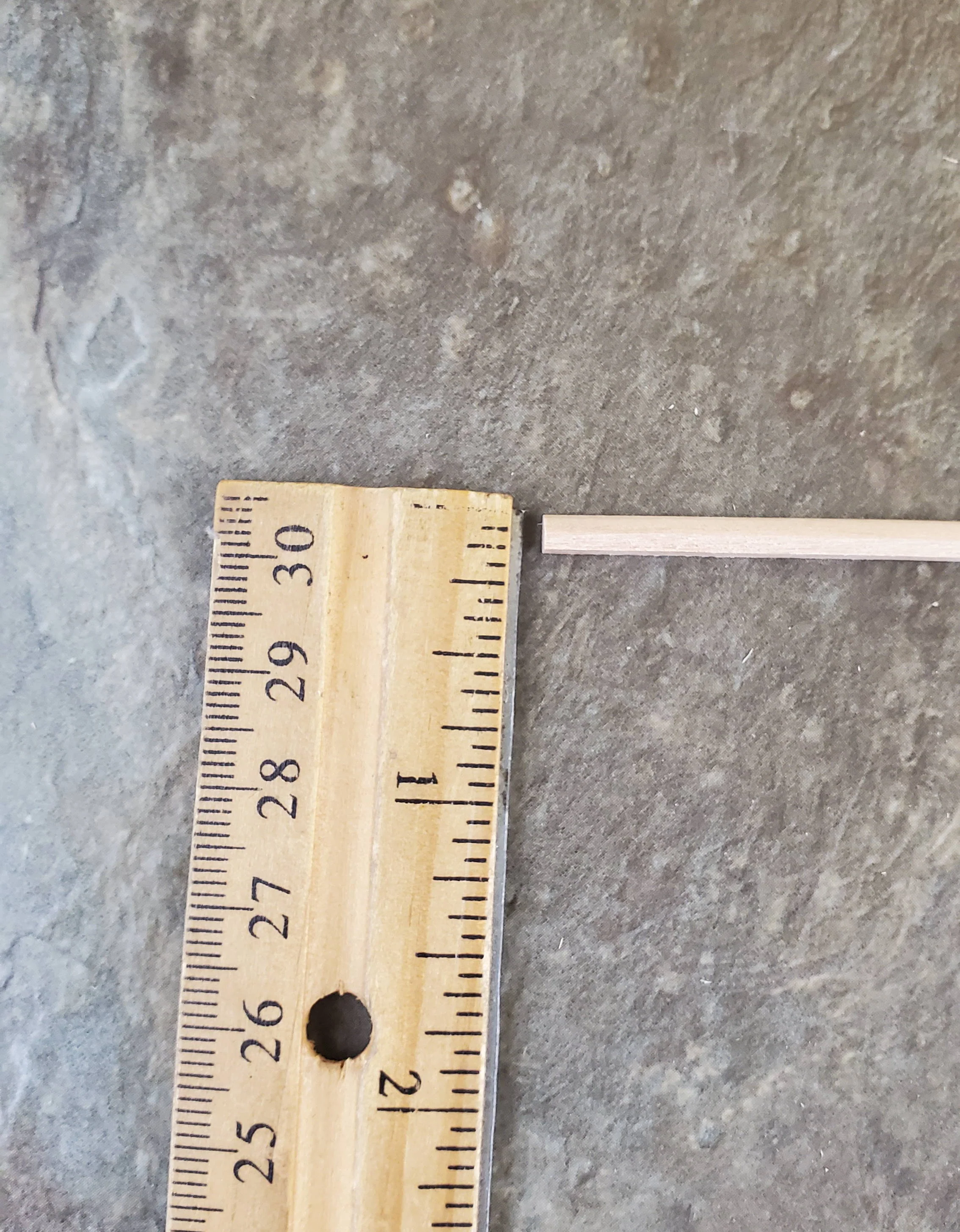 Miniature 6" Long Trim Scrap Quarter Round Tiny Wood Strip 1/8" 12 Pieces - Image 4