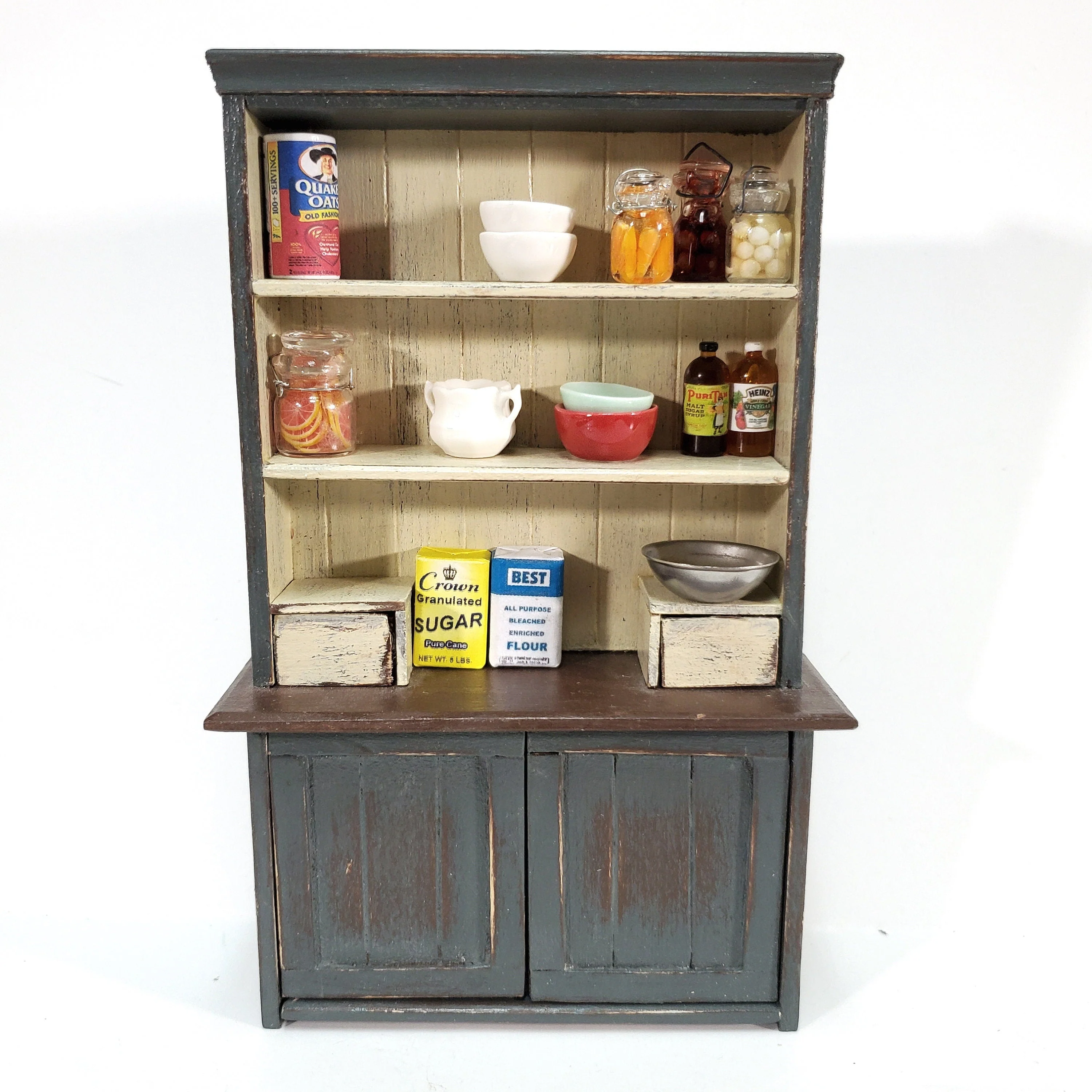 Miniature Apple Cider Vinegar 1:12 Scale Miniature Food Groceries Kitchen - Image 2