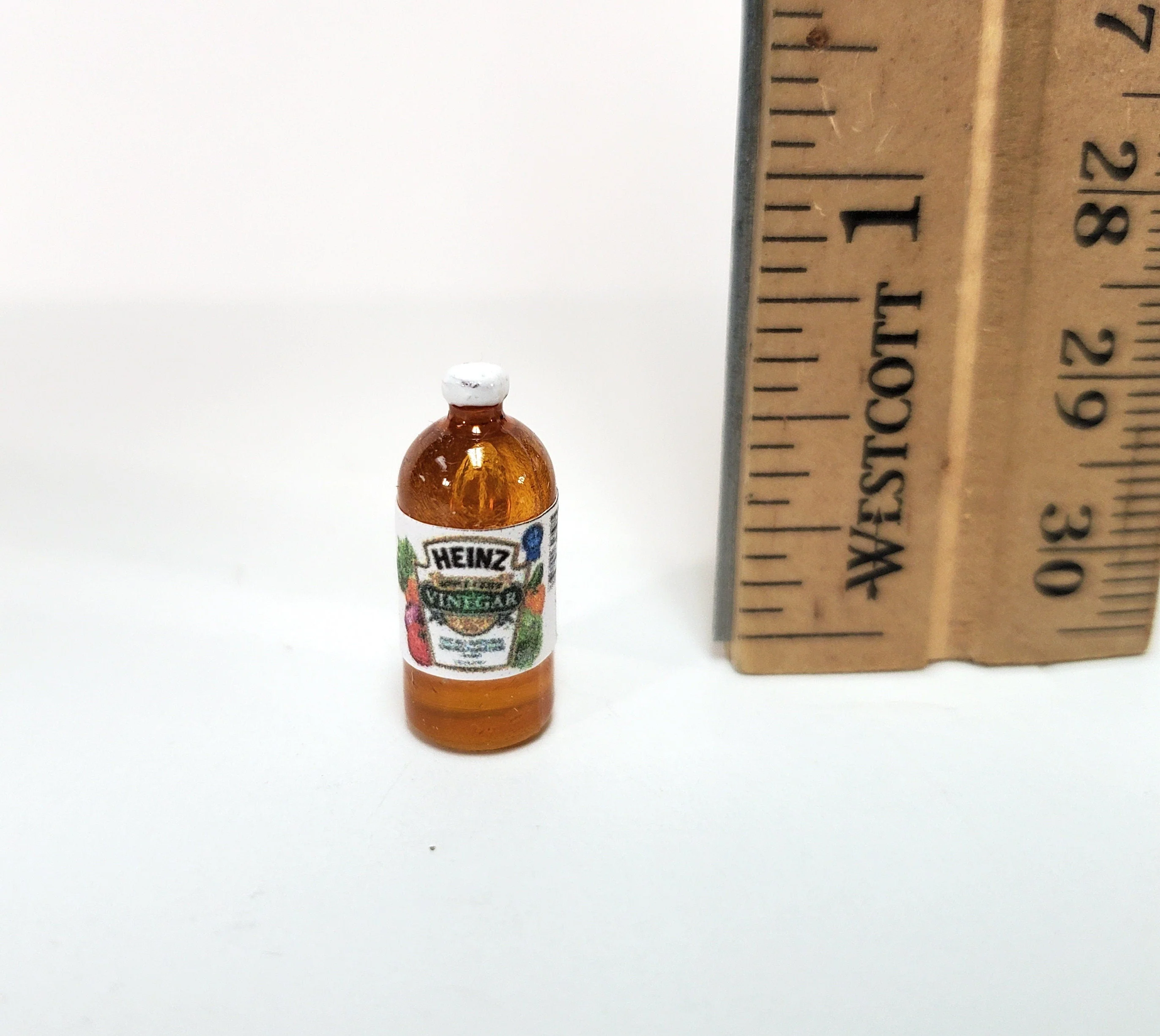 Miniature Apple Cider Vinegar 1:12 Scale Miniature Food Groceries Kitchen - Image 4