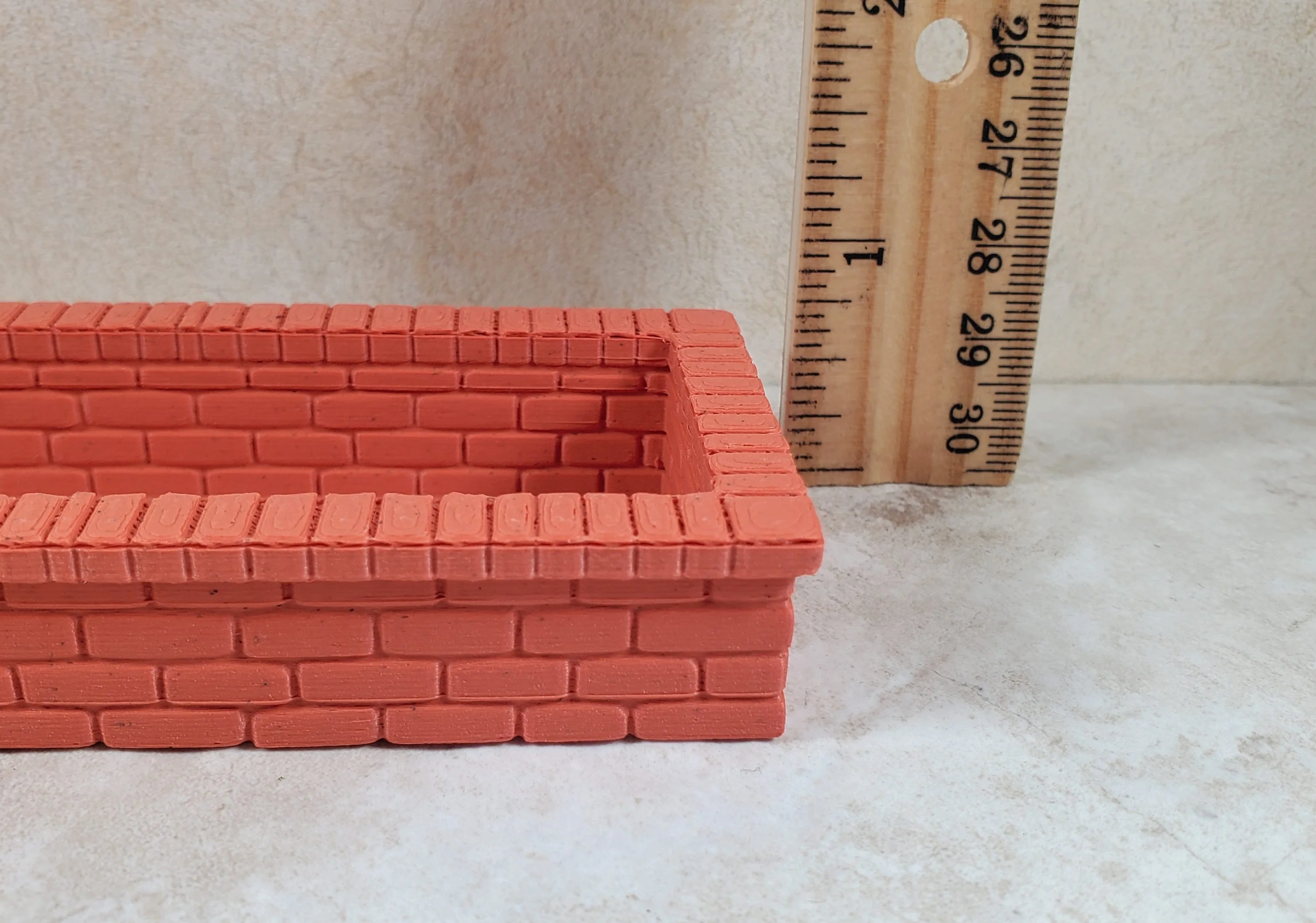 Miniature Brick Style Planter Flower Box 1:12 Scale Dollhouse Garden Decor - Image 5