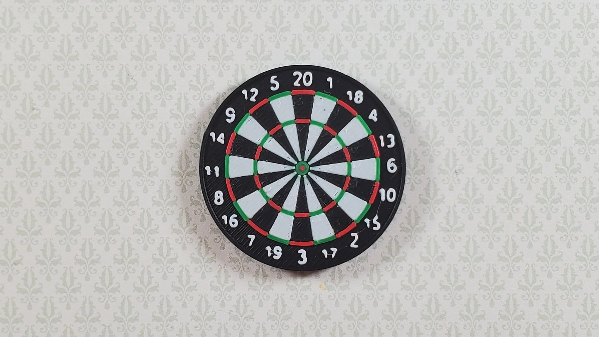 Miniature Dart Board Game Darts 1:12 Scale Dollhouses Scale Model Dioramas