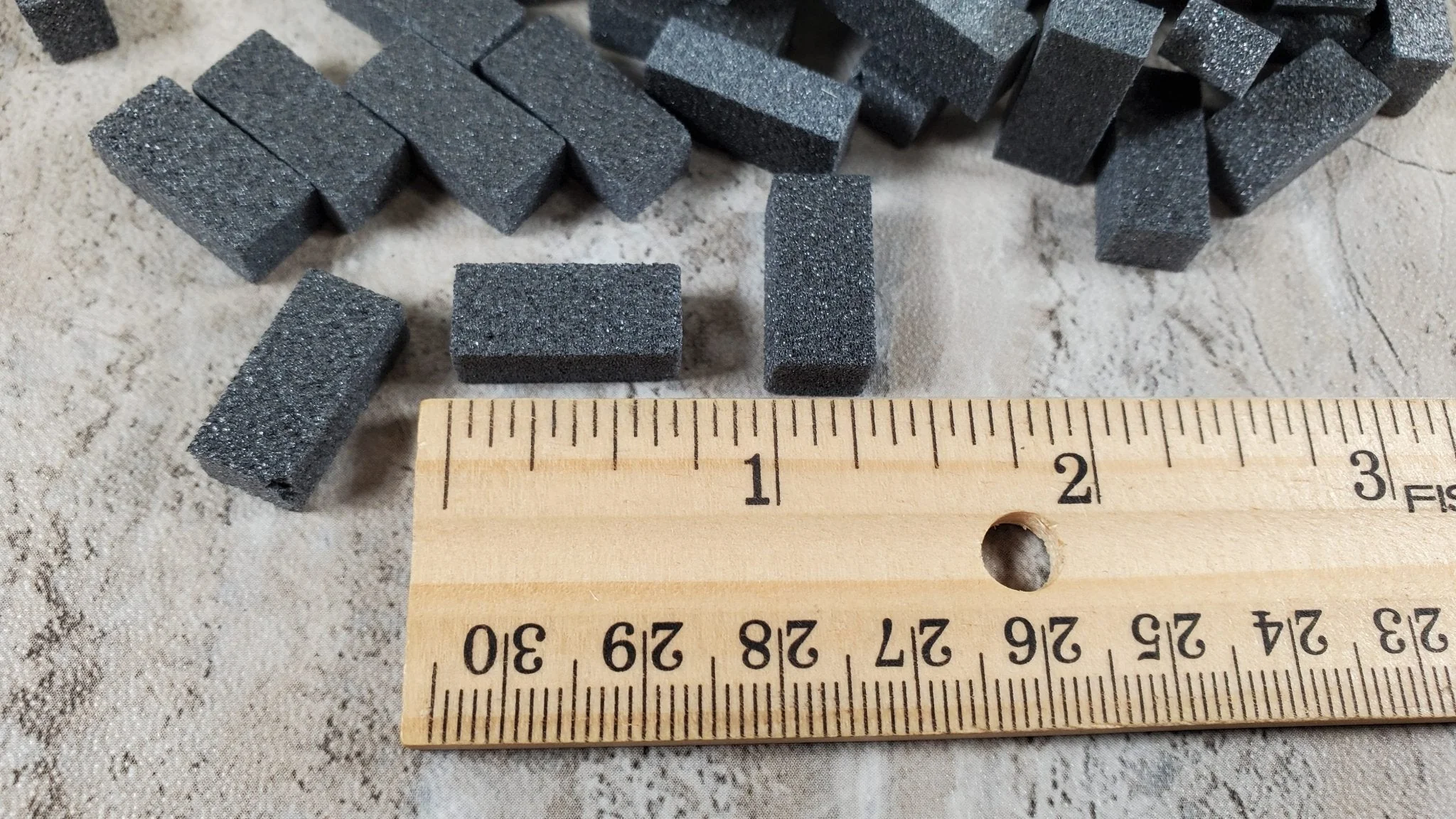 Miniature Foam Bricks 250 Loose Precut Pieces Dioramas Model Building 3/4" Long - Image 5