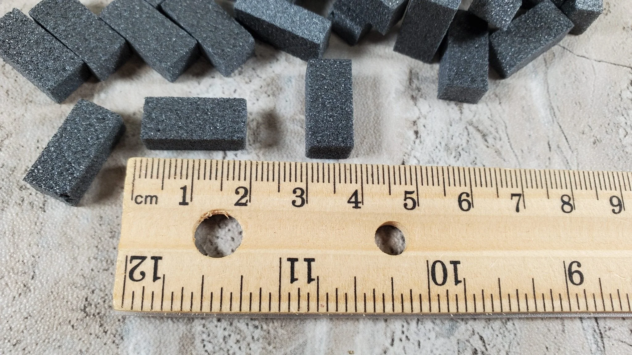 Miniature Foam Bricks 250 Loose Precut Pieces Dioramas Model Building 3/4" Long - Image 6