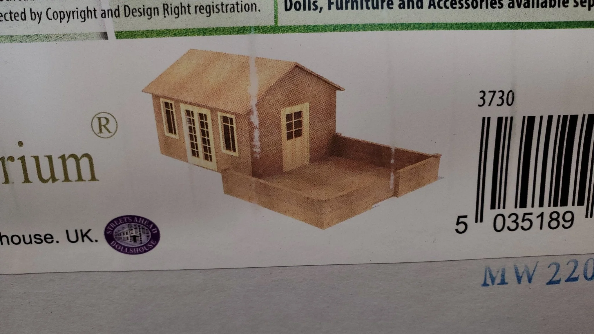 The Garden Pavilion Dollhouse KIT Room Box DIY 1:12 Scale Miniature - Image 6