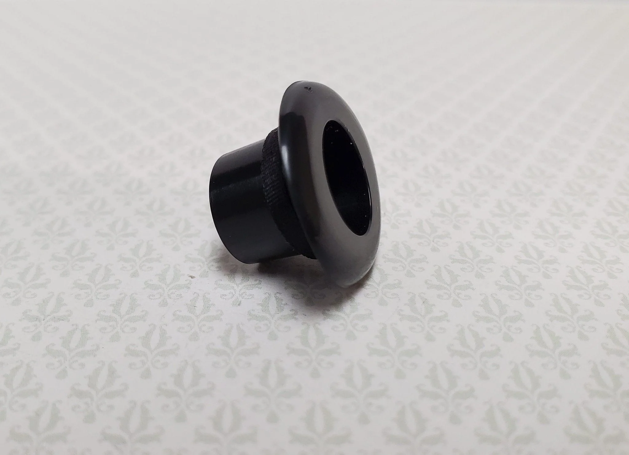 Tiny Black Top Hat Steampunk with Ribbon - Small HALF SCALE 1:24 - Image 2