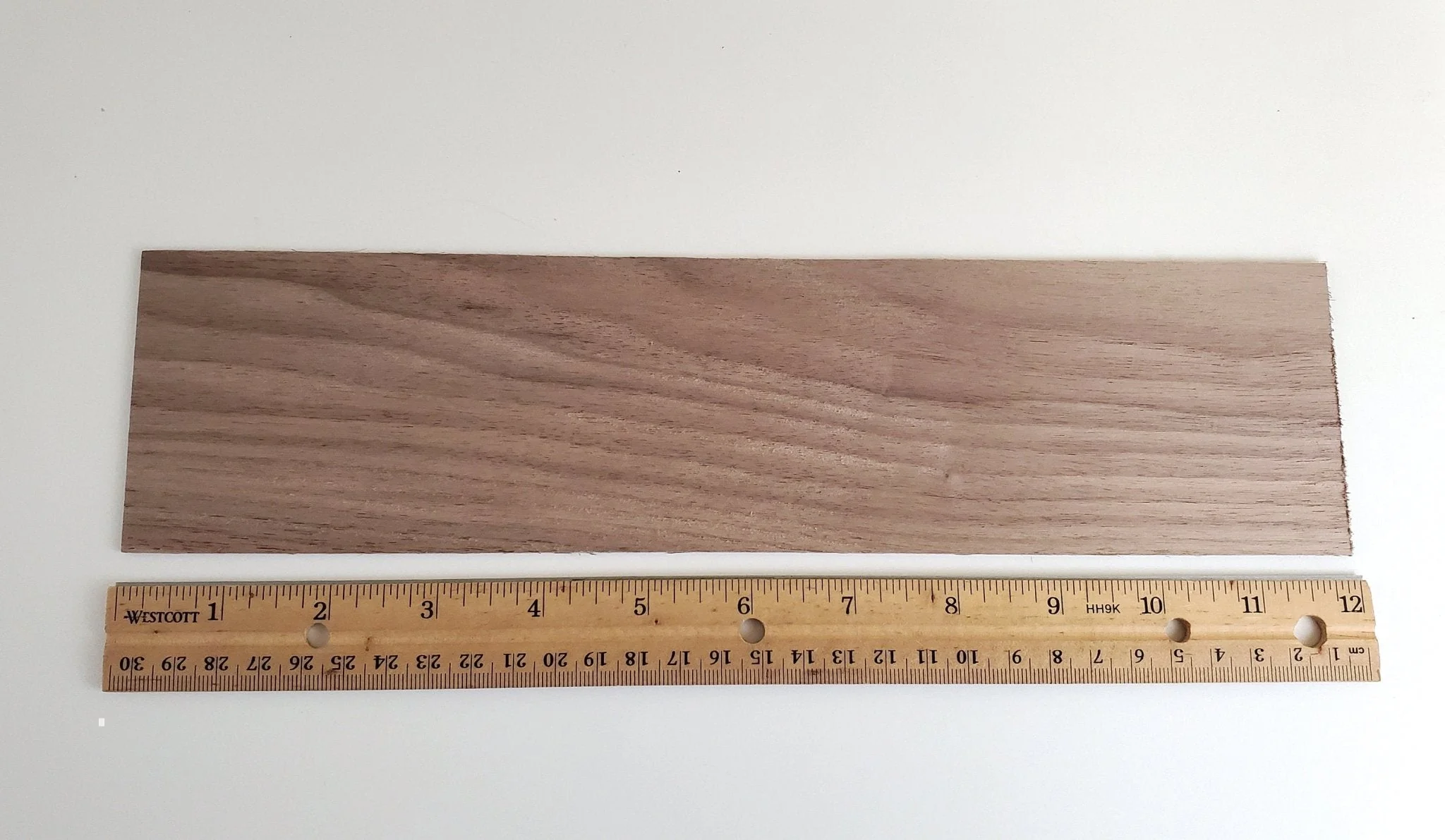 Walnut Wood Sheet Plank Thin 1/32" x 3" x 12" long Veneer Woodworking Laser - Image 3