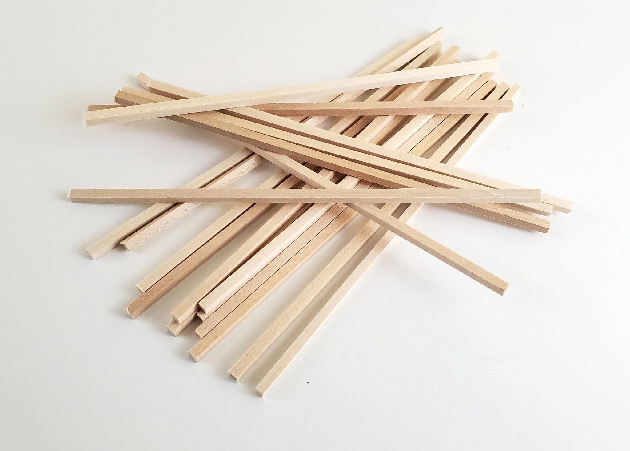 Wood Beams Posts 1/8 x 1/8 x 6" long x20 Basswood Model Making Dollhouses Dioramas